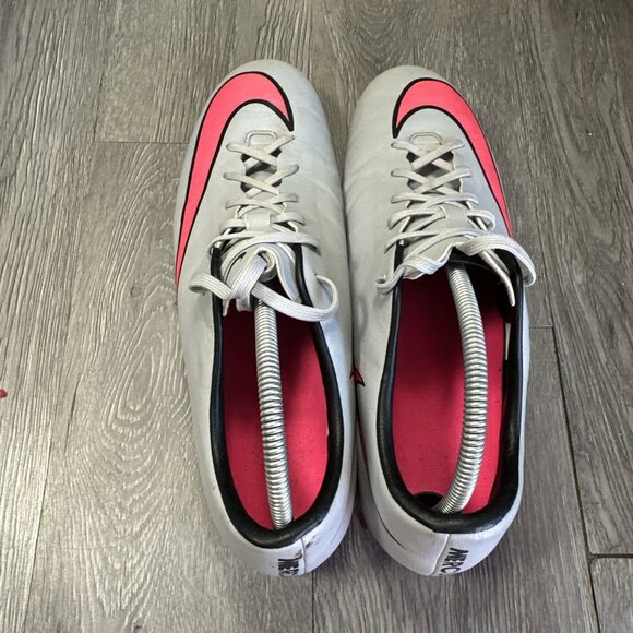 Nike Mens Mercurial Soccer Cleats Victory V FG Pink Low Top 651632-060 Size 13 - Picture 6 of 9